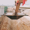 Komatsu Excavator V Ditch Bucket ، Q355B دلو التخلص من التآكل شبه المنحرف V