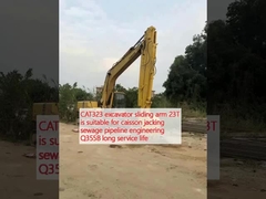 CAT323 حفر ذراع الزحف 23T مناسبة لتكوين أنابيب الصرف الصحي Q355B حياة طويلة