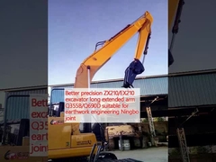 تحسين الدقة ZX210/EX210 الحفار الذراع الممتدة الطويلة Q355B/Q690D مناسبة لمهندسة الأرضية نينغبو المشتركة