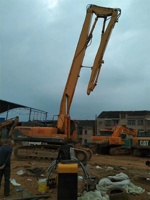 شهادة CE 23M Q355B عالية الوصول حفارة بذراع الرافعة طويل المدى ، 385 Hyundai Long Boom Excavator