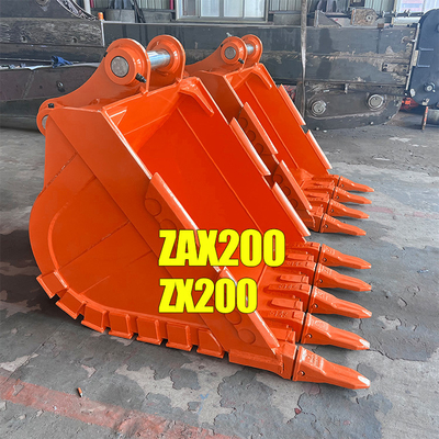 Oem Pc200 Pc210 Excavator Heavy Duty Rock Bucket Red أو العميل مطلوب