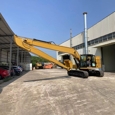 Long Reach Excavator Dipper Arm 10M - 28M مع دلو واسطوانة كاتربيلر