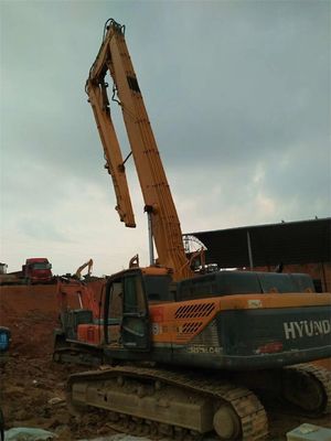 شهادة CE 23M Q355B عالية الوصول حفارة بذراع الرافعة طويل المدى ، 385 Hyundai Long Boom Excavator