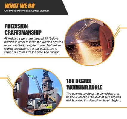 Q355B Q690D حفارة هدم طويلة المدى لشركة كاتربيلر