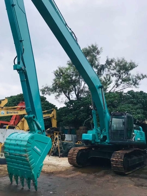 CE 18M Excavator Long Reach Boom Kobelco المرفقات مع دلو واسطوانة