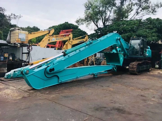 CE 18M Excavator Long Reach Boom Kobelco المرفقات مع دلو واسطوانة