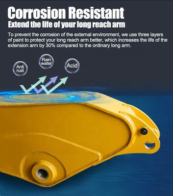 22 متر مضاد للصدأ الحفرة الصغيرة الطويلة الذراع الطويلة لـ كوماتسو هيتاشي القط وغيرها
