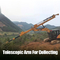 آلة الغابات PC200 حفارة تلسكوبي بوم طويل المدى لانتزاع الأخشاب مع كلاب دوران 360 درجة