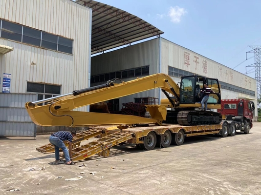 تمديد مضمون لذراع الحفار ذو الذراع الطويل 10M-18M مع دلو وأسطوانة لشركة CAT