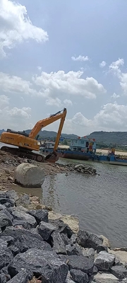 حفارة التجريف النهري ذراع الوصول الطويل لشركة Hitachi CAT Doosan CAT SANY Kobelco