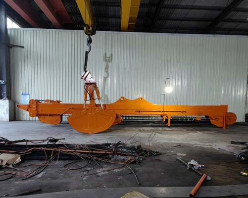 ثلاثة أقسام تلسكوبية ذراع مضخة الخرسانة حفارة طويلة تصل إلى CAT Hitachi Kobelco