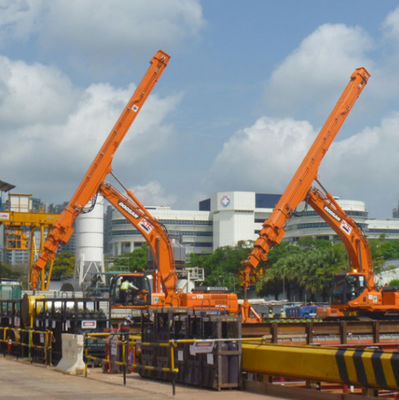 320 Long Boom Excavator Telescopic Arm ، حفارة تلسكوبية بذراع مع دلو