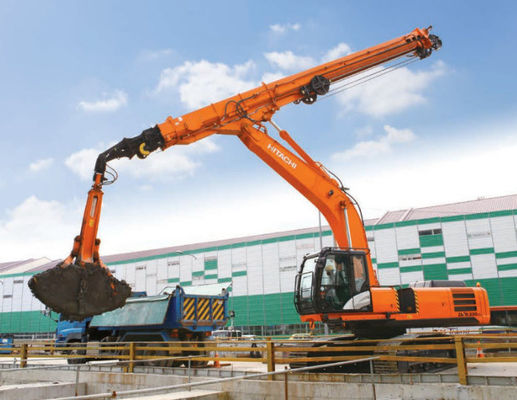 320 Long Boom Excavator Telescopic Arm ، حفارة تلسكوبية بذراع مع دلو