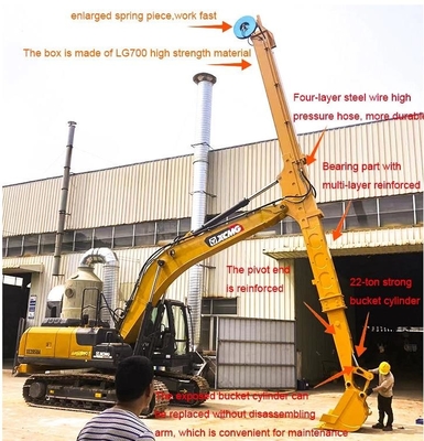 CAT320 ذراع تلسكوبي يدوي / أوتوماتيكي لعلامة تجارية مختلفة من طراز الحفارات ، مناسب للتطبيقات الإنشائية والصناعية