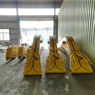 تخصيص الحفرة طويلة المدى المدى، OEM ODM 8-30 متر ذراع المضخة الممتدة لـ CAT هيتاشي 6-120 طن حفرة ذراع طويلة