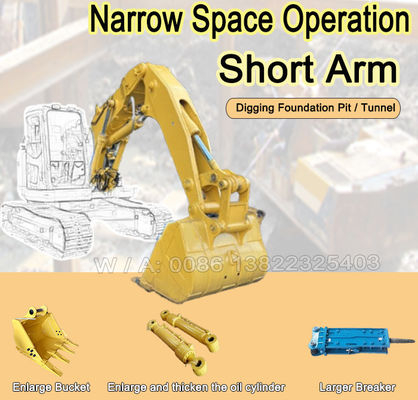القطة هيتاتشي كوماتسو الحفرة نفق الحفرة الحفرة تقصير الذراع الحفرة تقصير البوم الذراع الحفرة البوم والذراع حفرة البوم الذراع قصيرة المدى البوم