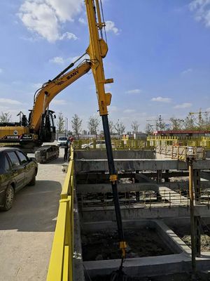 حفرة عالية الدقة CAT320 ذراع تلسكوبية ثلاثية المراحل BS900E للهندسة العميقة