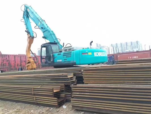 ذراع حفرة ZX520 عالية الكفاءة Q355B / Q690D مشروع جسر سكة حديد التحويل البلدي سانشو يفتح بزاوية 160 درجة