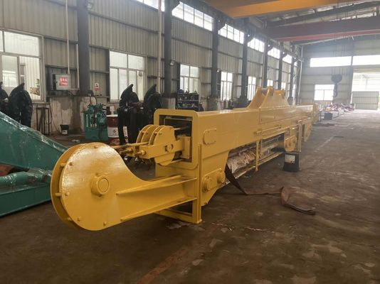 الحفرة ذراع هدم ثلاثة أقسام هيونداي R225 مخصصة 25T-45T مشروع هدم مبنى مرتفع Q355B