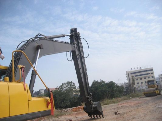 ذراع الزحف الحفار SK350 الأخضر / الأصفر 35T للأنفاق أنابيب الصرف الصحي الهندسة البلدية تصميم الحد المزدوج