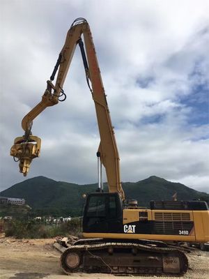 قيادة الكومة وسحب الكومة الحفّار ذراع قيادة الكومة CAT340 مخصصة مع سائق الكومة