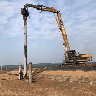 قيادة الكومة وسحب الكومة الحفّار ذراع قيادة الكومة CAT340 مخصصة مع سائق الكومة