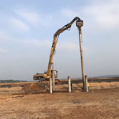 قيادة الكومة وسحب الكومة الحفّار ذراع قيادة الكومة CAT340 مخصصة مع سائق الكومة