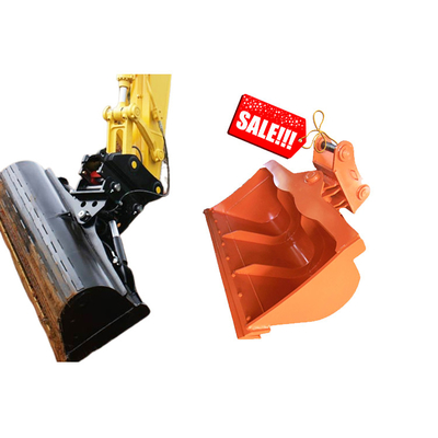 CAT312 PC130 حفارة إمالة دلو مع اسطوانة واحدة / مزدوجة