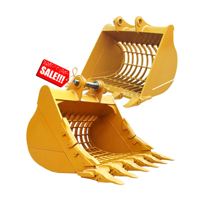 CAT312 PC130 حفارة الهيكل العظمي دلو ، دائم 12 20 طن المرفقات حفار