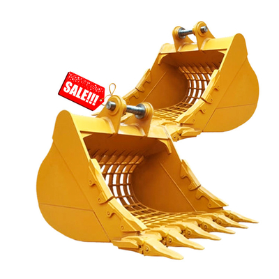 CAT320 ZX330 Excavator Seive Bucket ، OEM ODM دائم الهيكل العظمي دلو