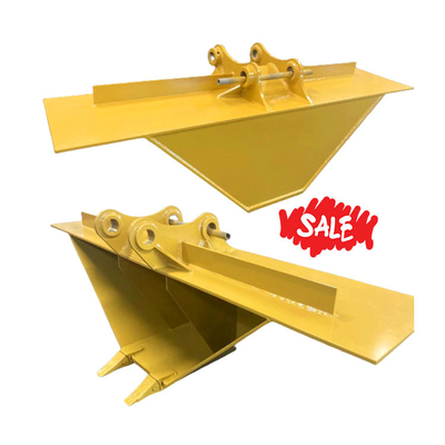 Komatsu Excavator V Ditch Bucket ، Q355B دلو التخلص من التآكل شبه المنحرف V
