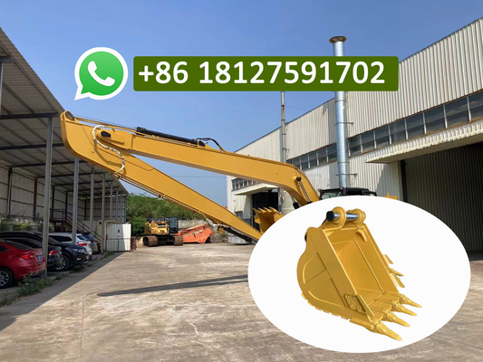 Cat330 حفر الصخرة دلو Q355B MN400 Hardox500 اختياري لقطب الحفر الذراع التلسكوبية CAT320