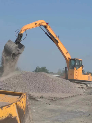 2.5m ارتفاع الحفرة القشرة الذراع المقبض الدلو الذراع الطلاء المعالجة السطحية